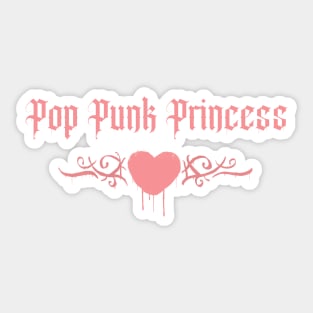 Pop Punk Princess Sticker